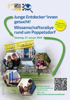 Flyer Wissenschaftsrayllye 27.01.2024